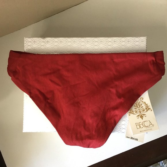 BECCA By Rebecca Virtue "American Cut" Fine Line Bikini Bottom NEW WITH … - Picture 9 of 12